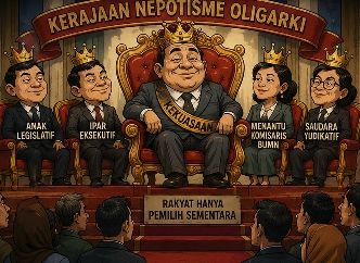 Kerajaan Nepotisme Oligarki: Saat Demokrasi Dijadikan Tameng Dinasti Kekuasaan