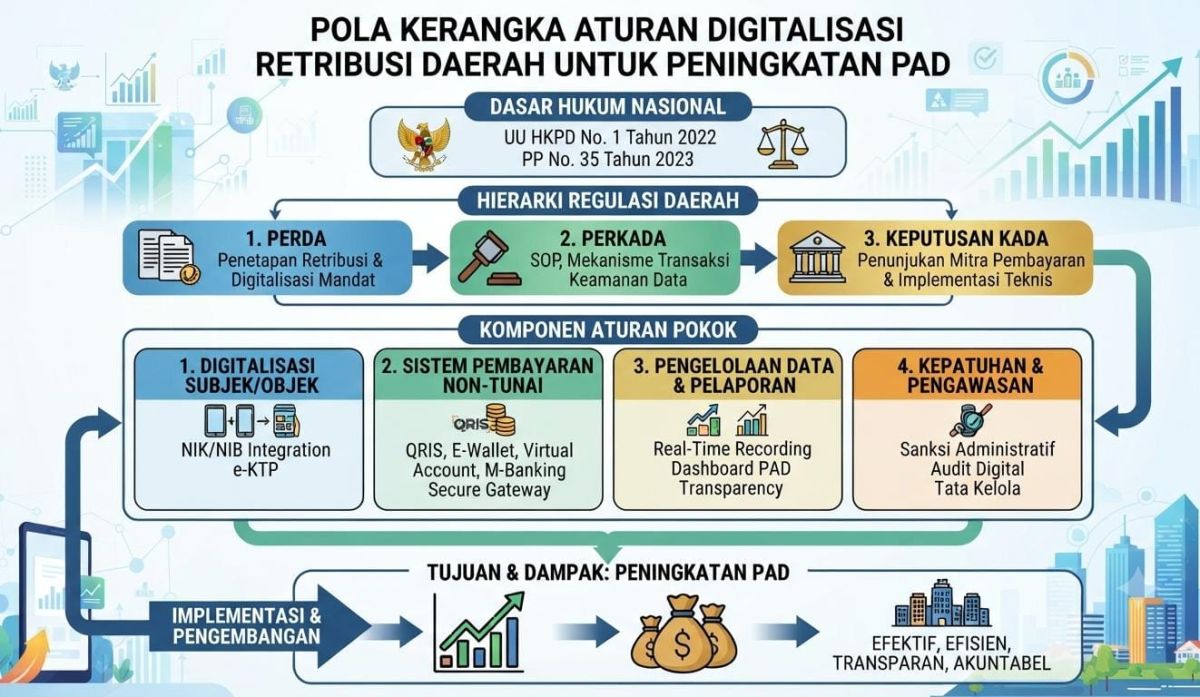 Digitalisasi Retribusi Daerah Jadi Senjata Baru Dongkrak PAD, Transparansi Keuangan Makin Diperkuat