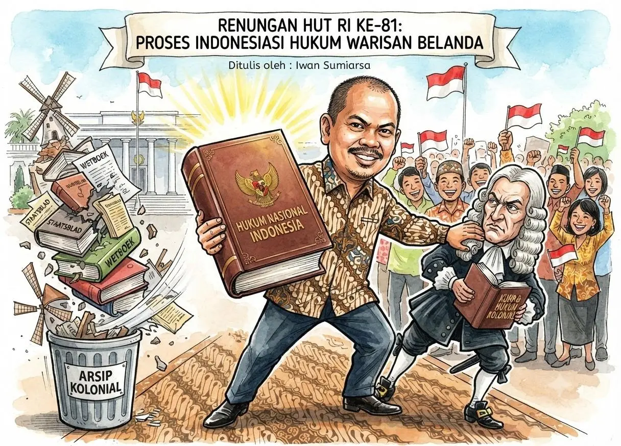 Renungan HUT RI ke 81, Proses Indonesiasi Hukum Warisan Belanda