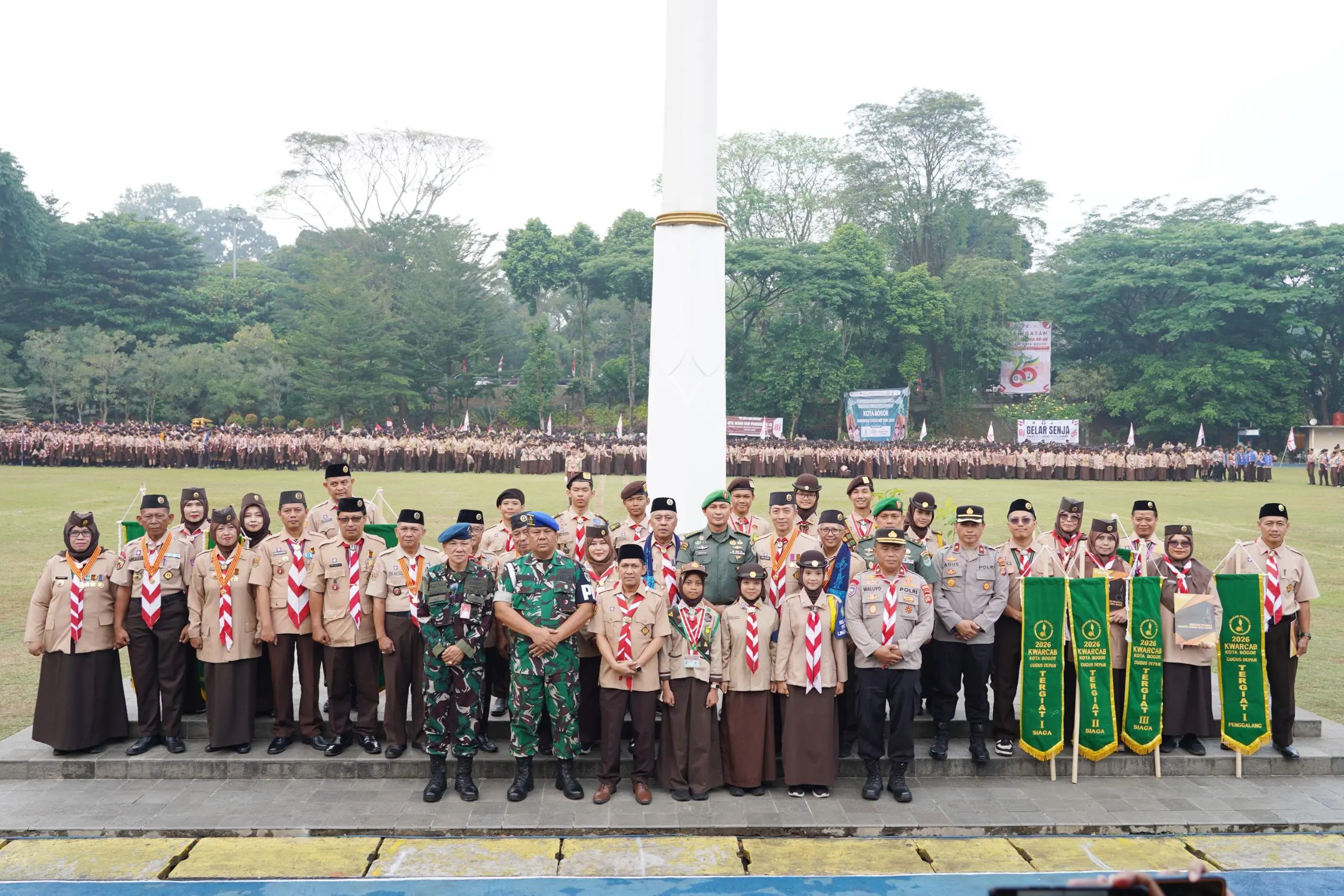 Hari Pramuka ke-65 di Kota Bogor, Zenal Abidin Dorong Generasi Muda Berkarakter dan Berintegritas