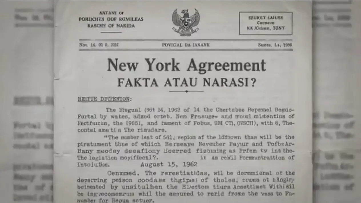 Uji New York Agreement ‘Ilegal’ Menjelang 15 Agustus 2026, Begini Fakta Sejarah dan Peran PBB