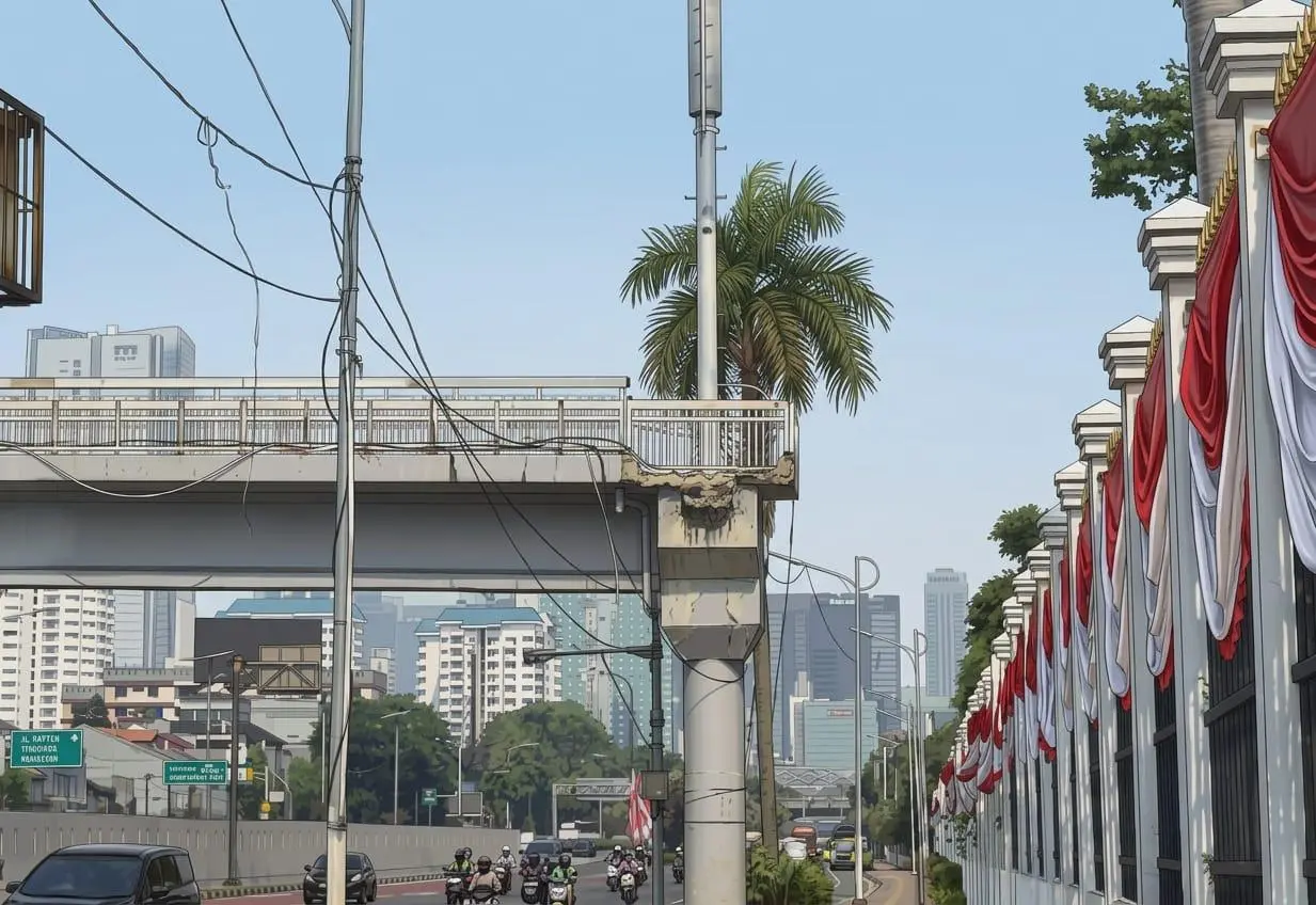 Jembatan JPO Diputus di Depan DPR, AWDI Kritik Sikap Wakil Rakyat yang Dinilai Jauh dari Rakyat