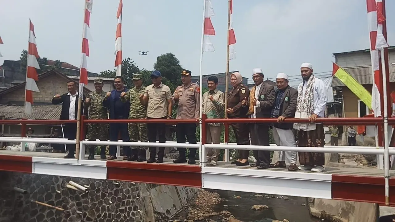2.500 Jembatan Garuda dan 3.000 Titik Air Bersih Diresmikan di Kota Bogor