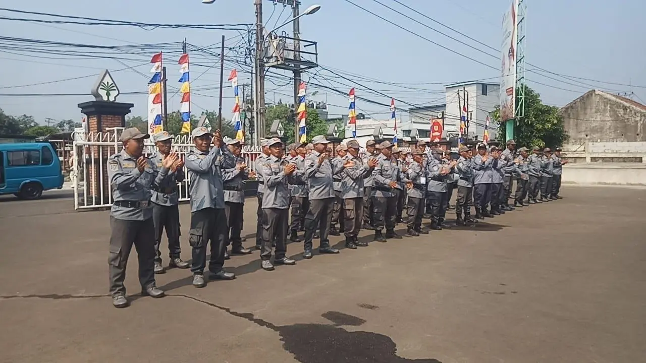 Linmas Dramaga Adu Skill dan Kekompakan, Semarak HUT RI ke-81 Makin Meriah