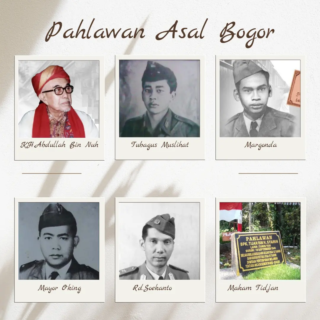 Tokoh Pahlawan dan Pejuang Kemerdekaan Asal Bogor