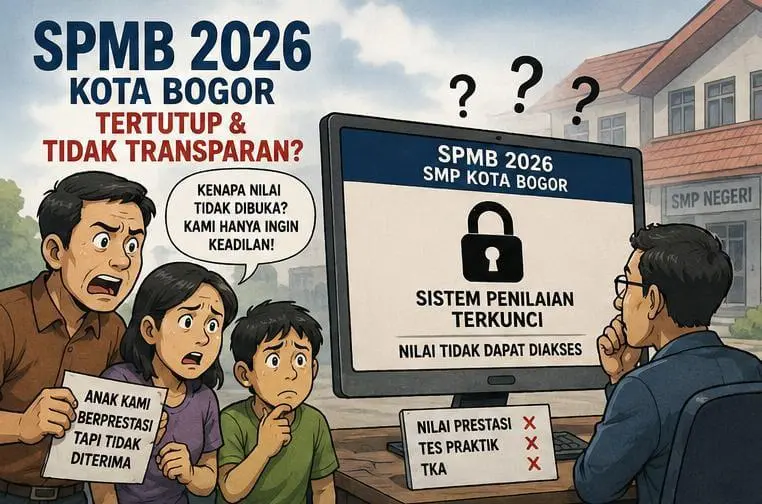 Sistem SPMB Kota Bogor Dinilai Tak Transparan, Dugaan Permainan Oknum Mencuat di Tengah Polemik