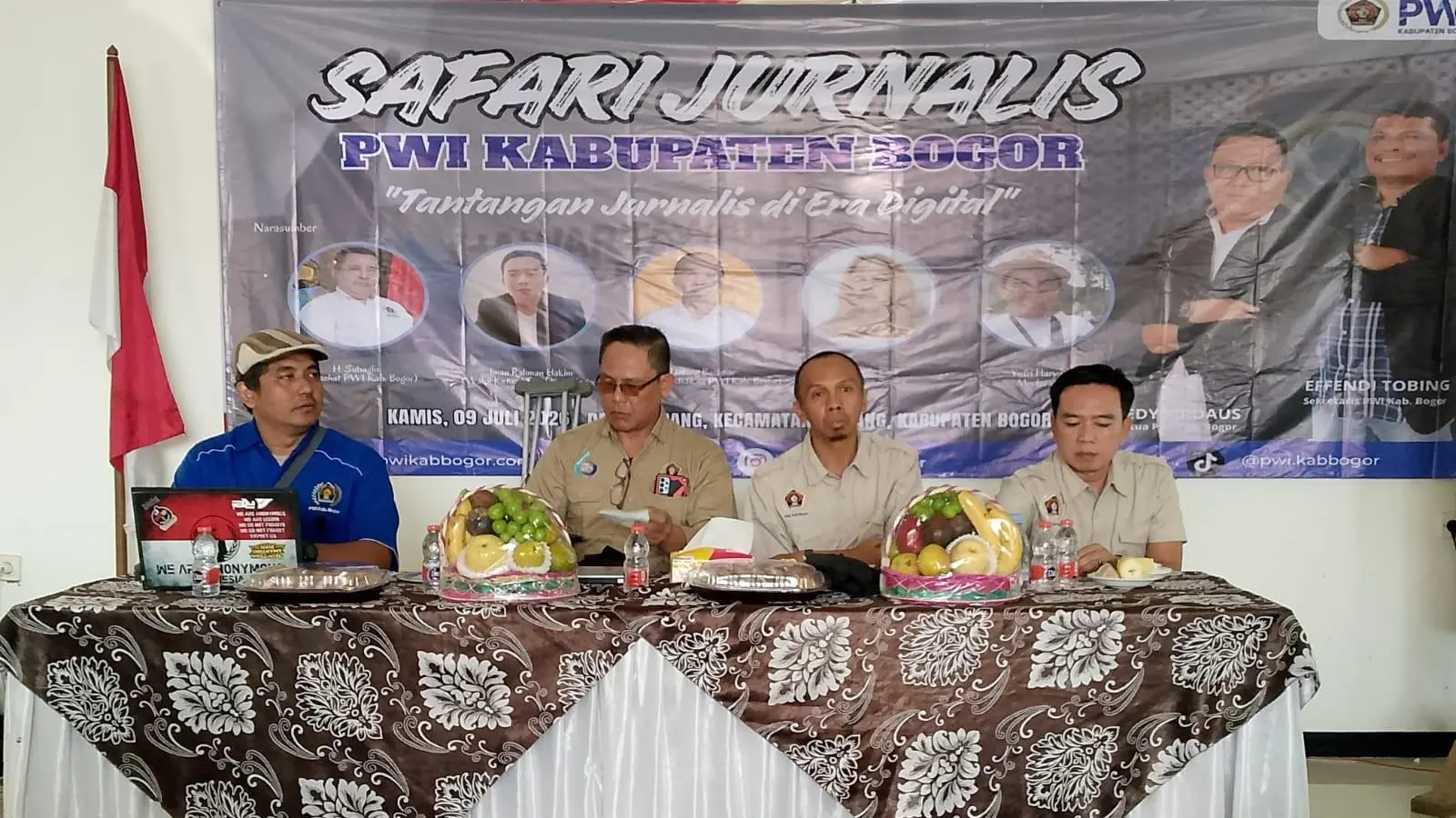 Safari Jurnalis PWI Kabupaten Bogor di Kemang, Perkuat Sinergi Pers dan Pemerintah Hadapi Tantangan Era Digital