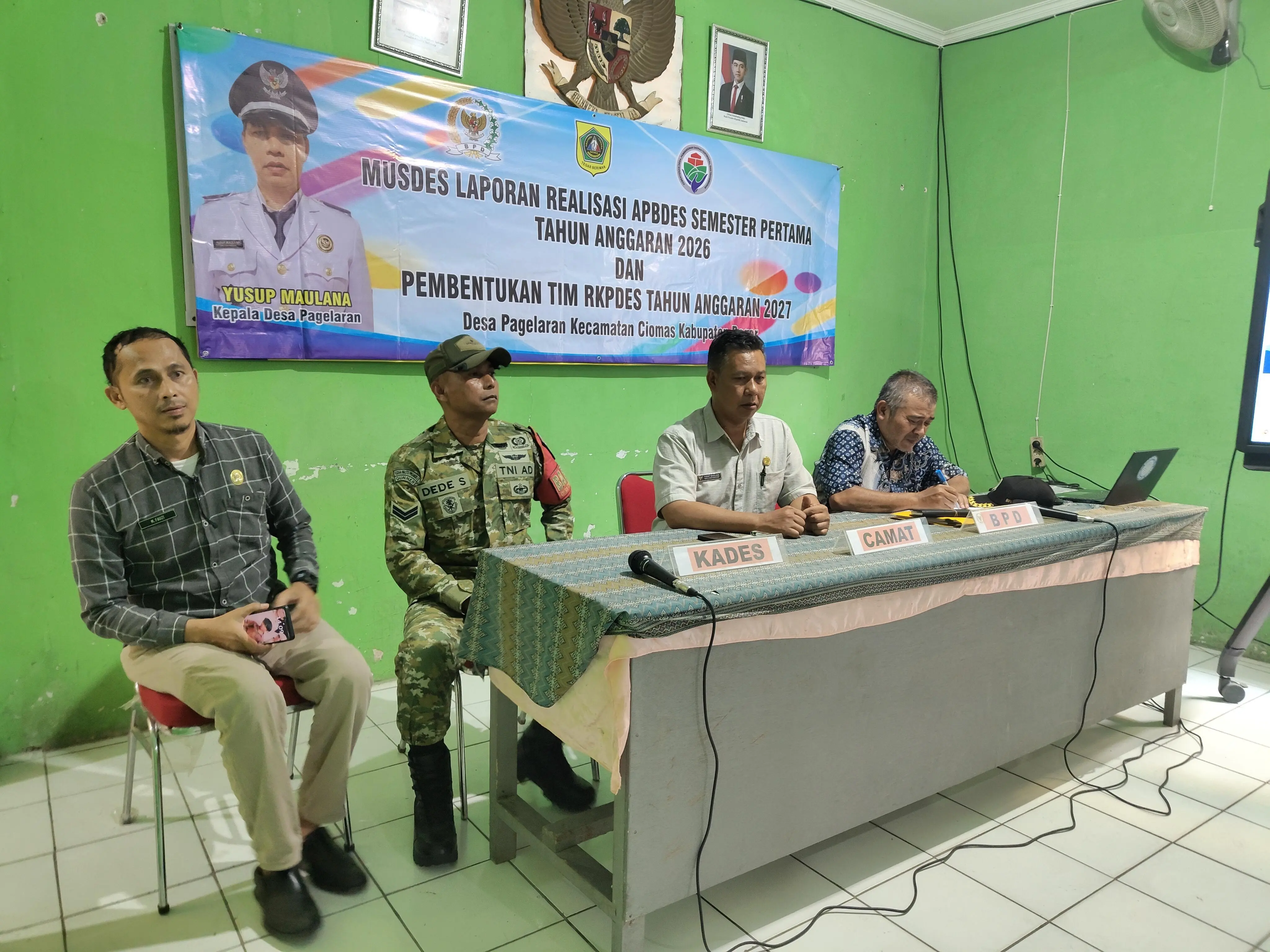 Tak Sekadar Laporan Anggaran, Musdes Desa Pagelaran Bahas Langkah Besar Menuju 2027