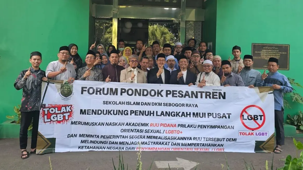 Forum Ponpes dan DKM Bogor Raya Dukung MUI Susun Naskah Akademik RUU Pidana Penyimpangan Orientasi Seksual