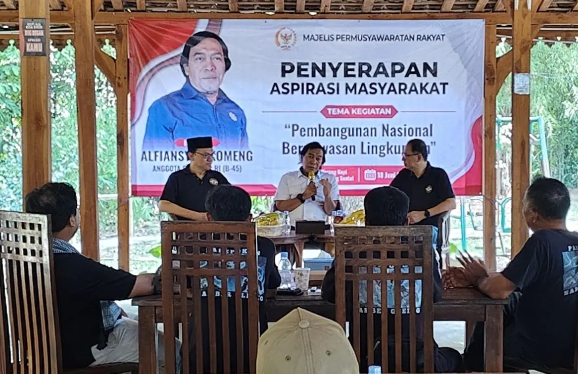 Anggota DPD RI Dengar Aspirasi, Komeng Serap Isu Lingkungan Warga Bogor