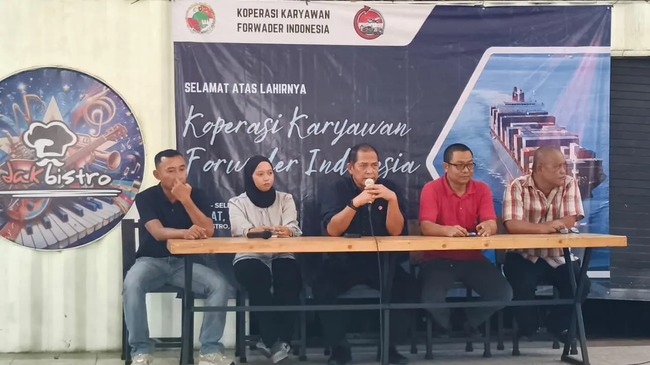 Pekerja Logistik Deklarasikan Kopkar Forindo Guna Perkuat Kesejahteraan Karyawan Forwarder