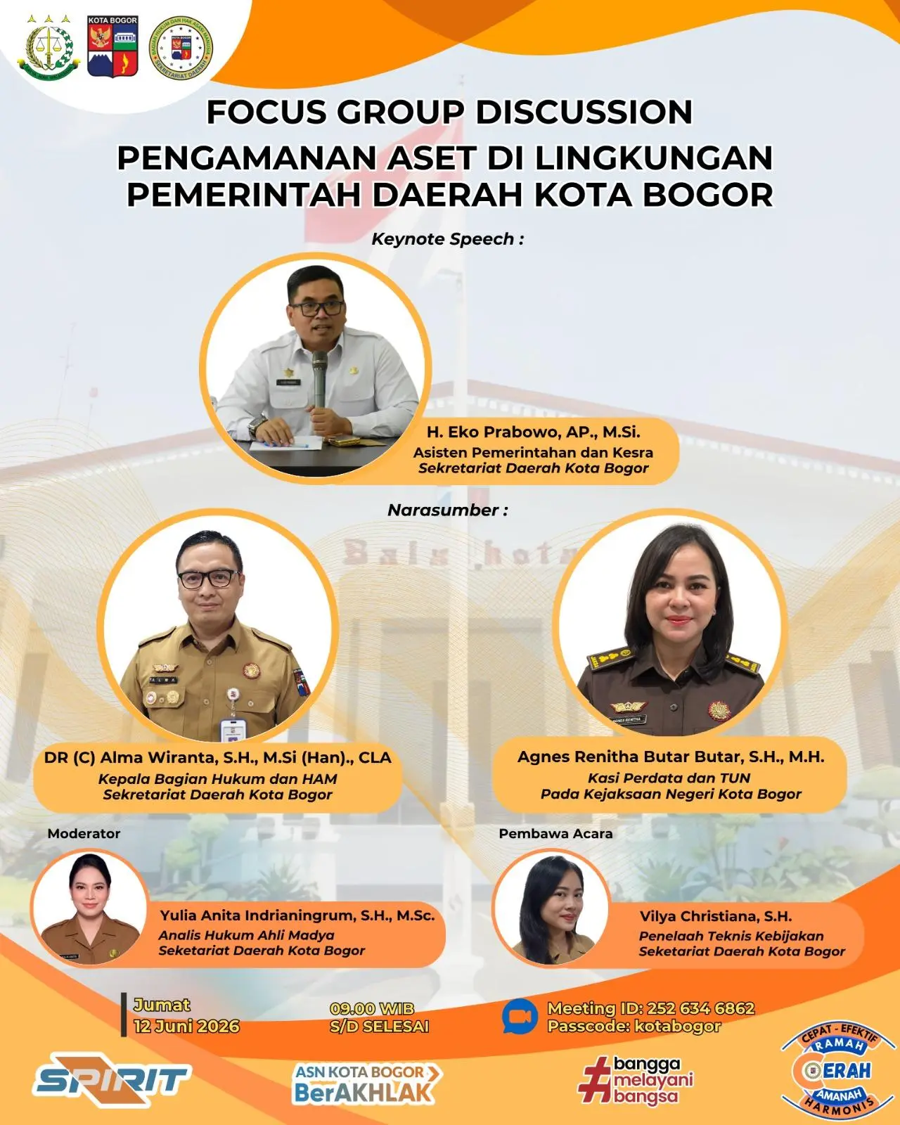 Marak Sengketa Aset Pemkot Bogor, Alma Wiranta Tekankan Pentingnya Update Data dan Penguatan Regulasi