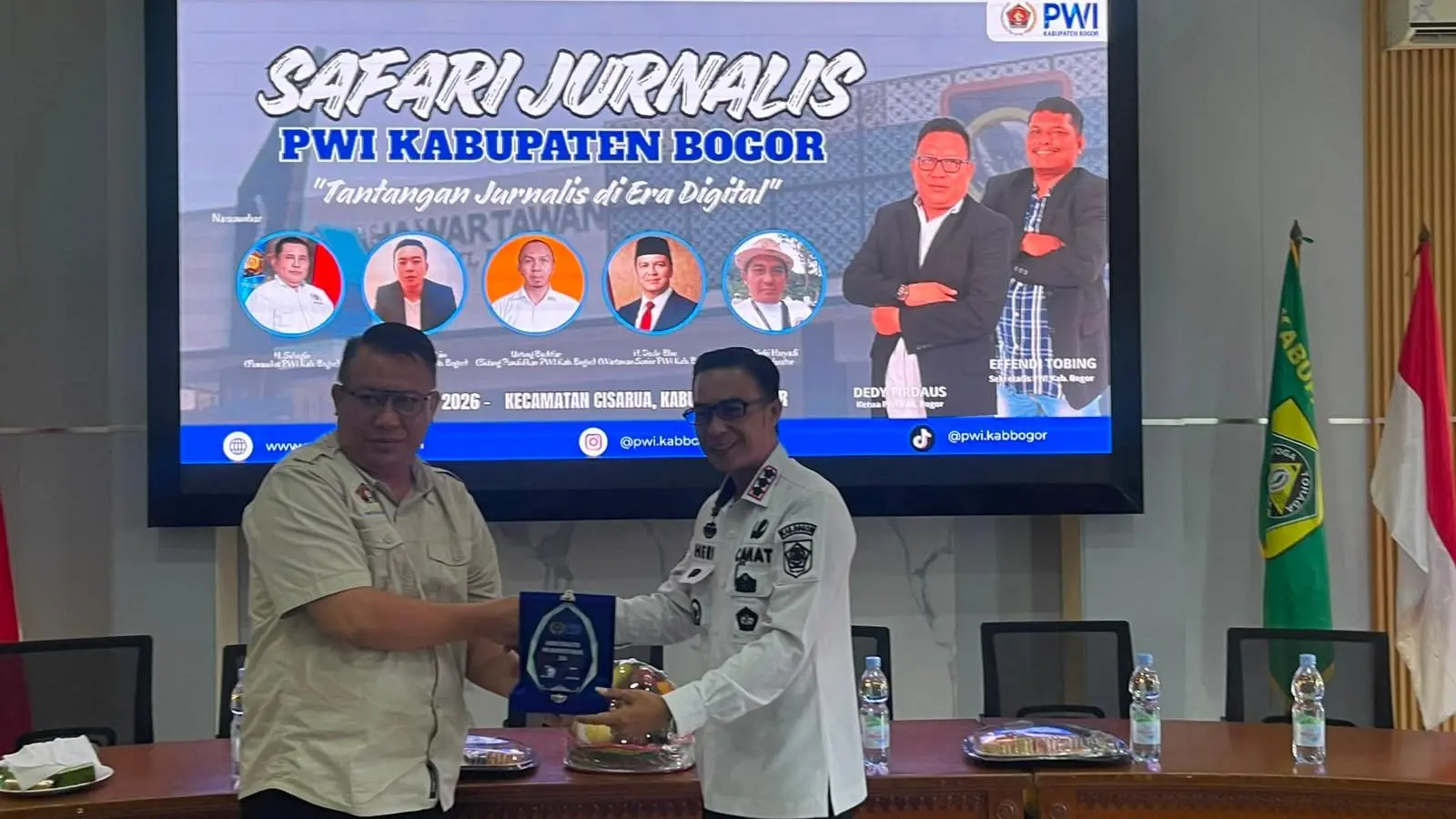 Safari Jurnalis PWI Kabupaten Bogor Sambangi Cisarua, Perkuat Literasi Digital dan Edukasi Antipenyebaran Hoaks