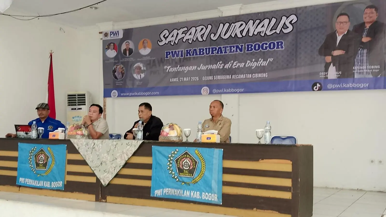 Safari Jurnalis PWI Kabupaten Bogor di Cibinong, Kupas Tuntas Tantangan Pers di Era Digital