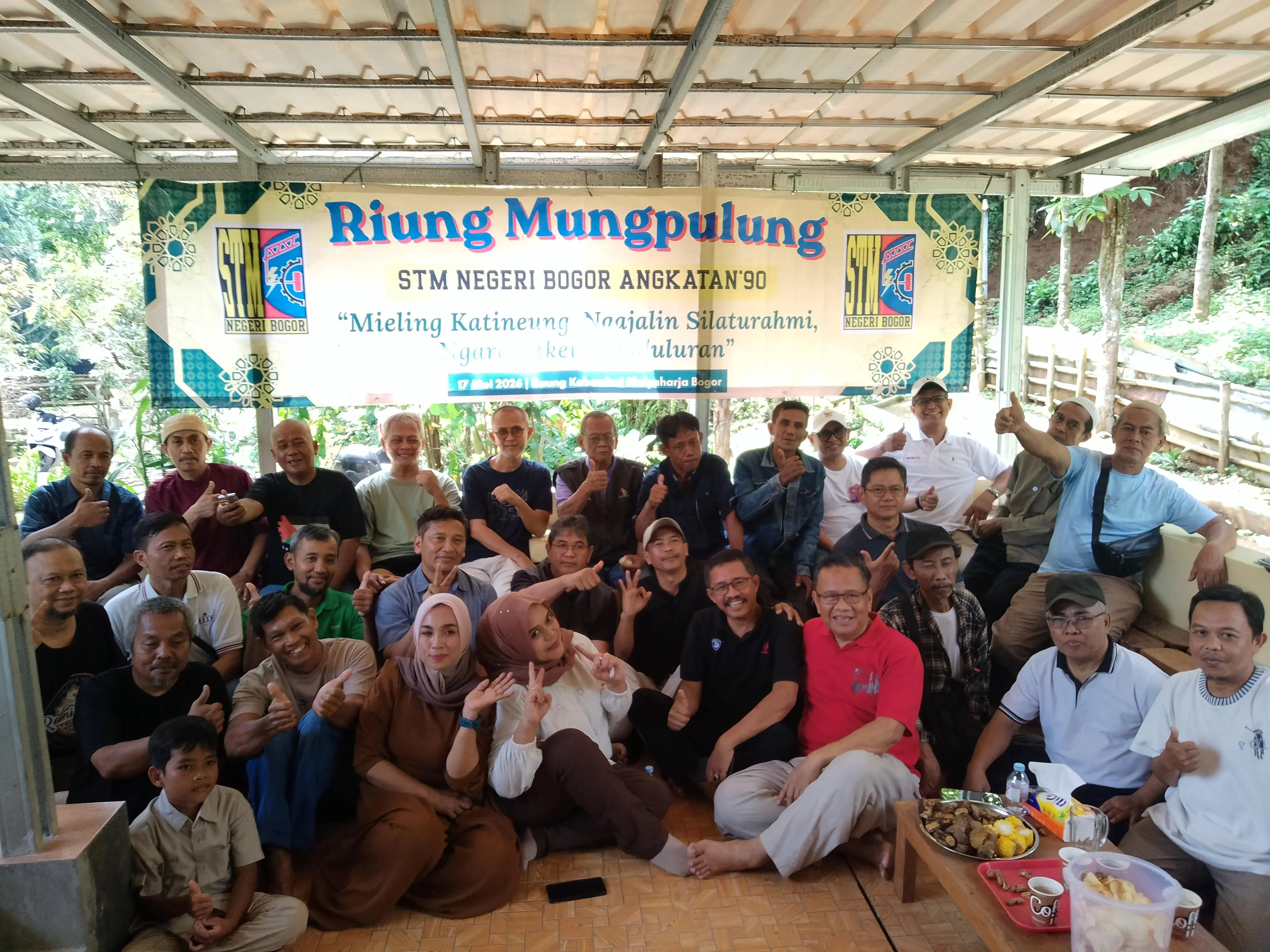 Mieling Katineng, Ngajalin Silaturahmi: Alumni STM Negeri Bogor Angkatan 90 Gelar Riung Mumpulung Penuh Kehangatan