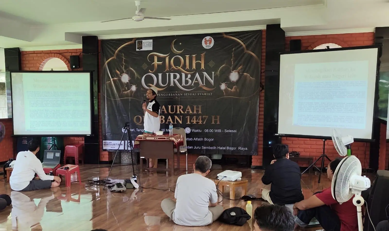 Sambut Idul Adha 1447 H, Wali Santri Kuttab Al Fatih Bogor Ikuti Pelatihan Juru Sembelih Halal