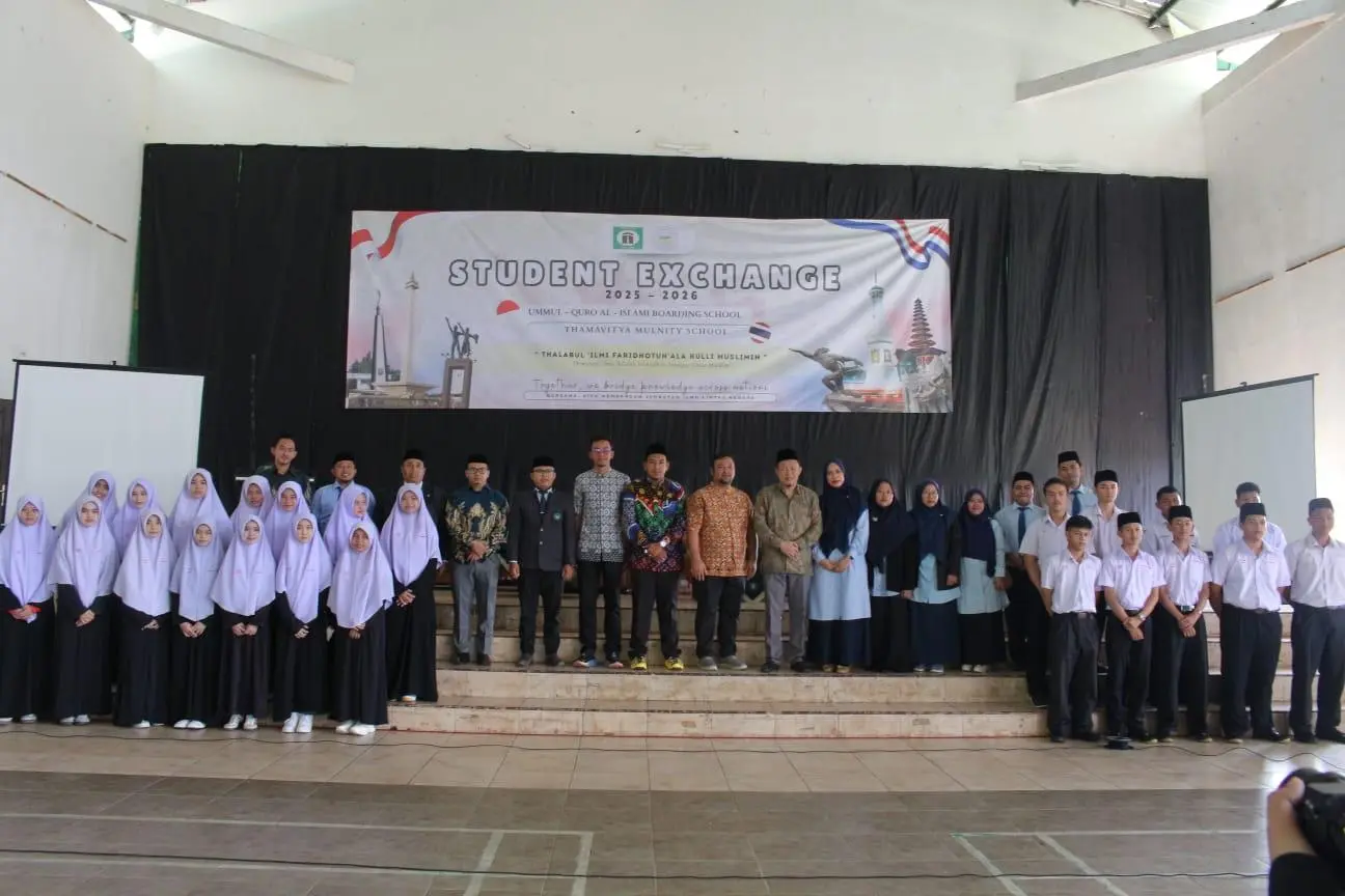 Santri Go Internasional, PMUQI Resmi Buka Student Exchange Thailand–Indonesia