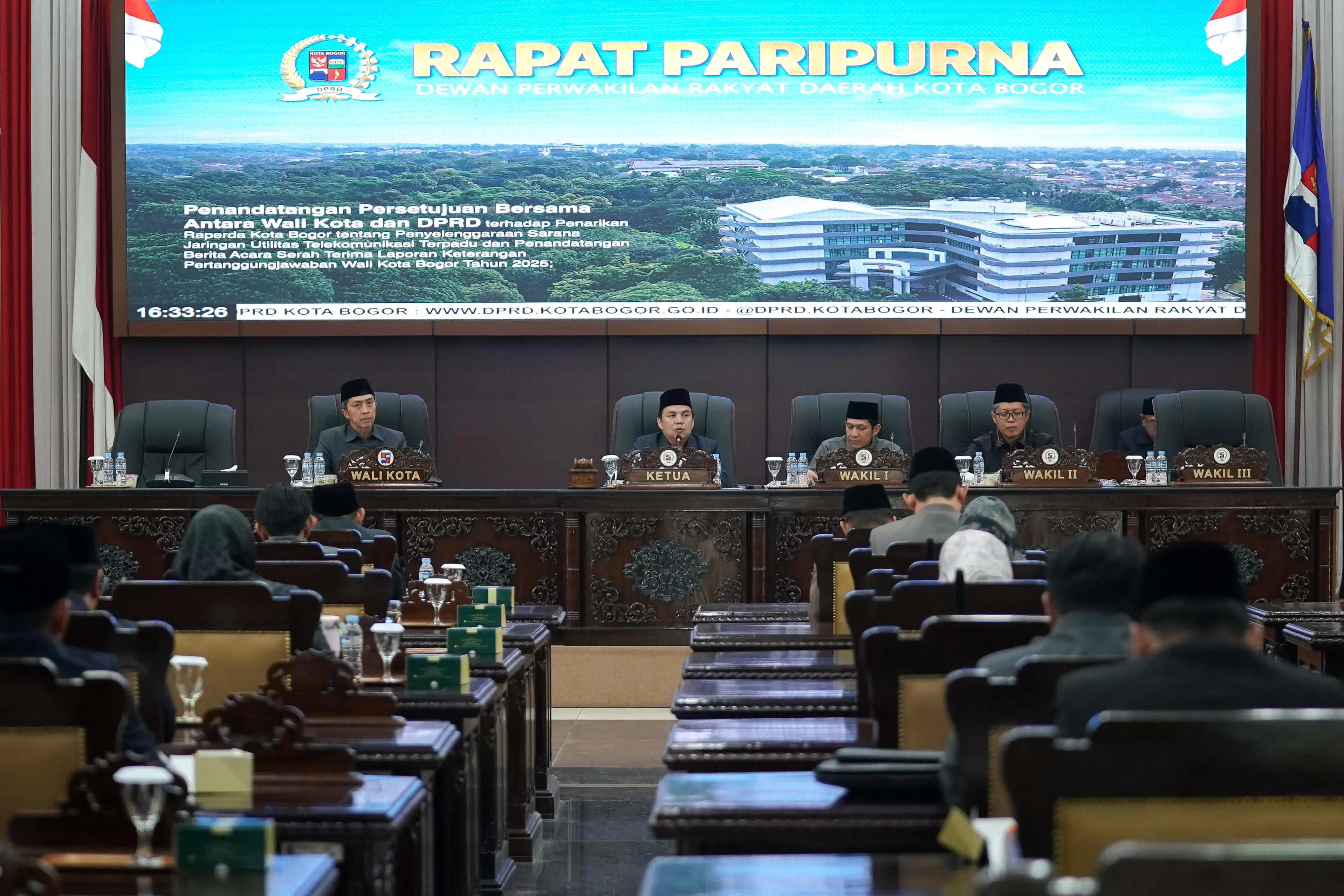 Rapat Paripurna, DPRD Kota Bogor Bentuk 3 Pansus, Plototi LKPJ 2025 Hingga Tata Kelola Aset