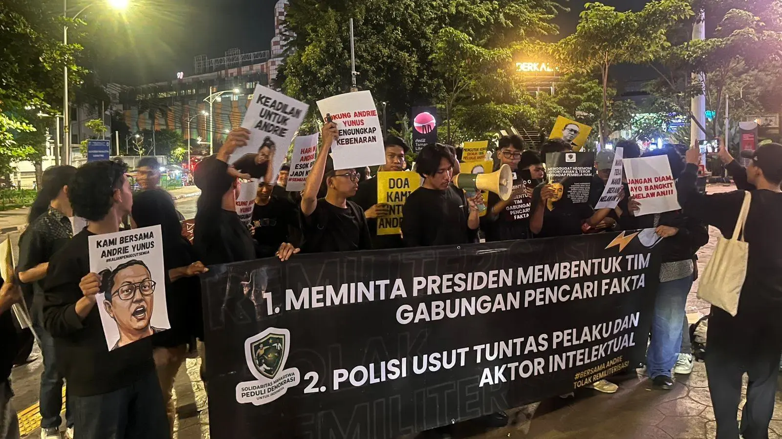 Serangan Air Keras ke Aktivis HAM Andrie Yunus Picu Kemarahan Mahasiswa, Dinilai Ancaman Serius bagi Demokrasi