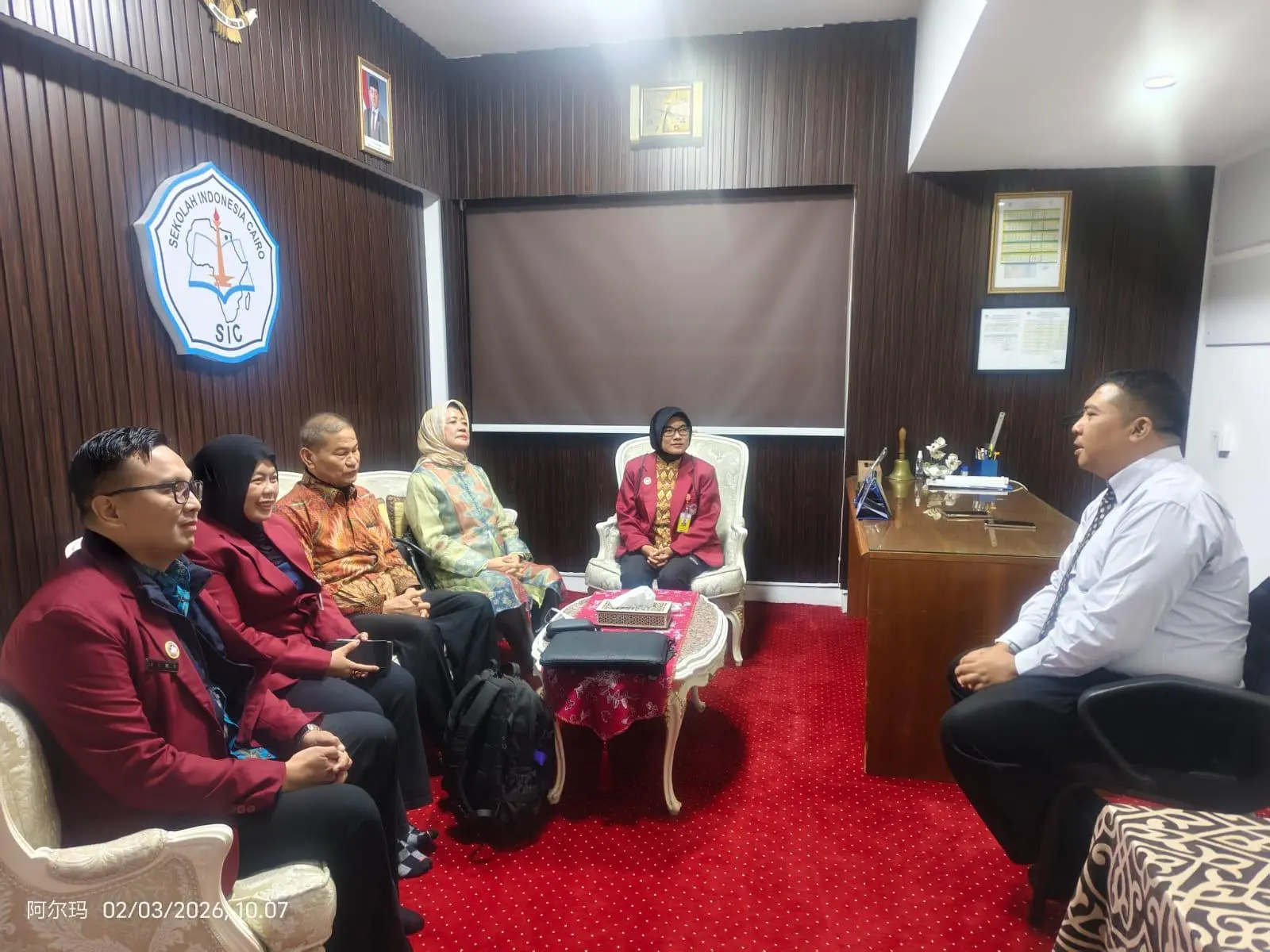 Alma Wiranta Kunjungi Sekolah Indonesia di Kairo dan Mekah, Tanamkan Semangat Bela Negara