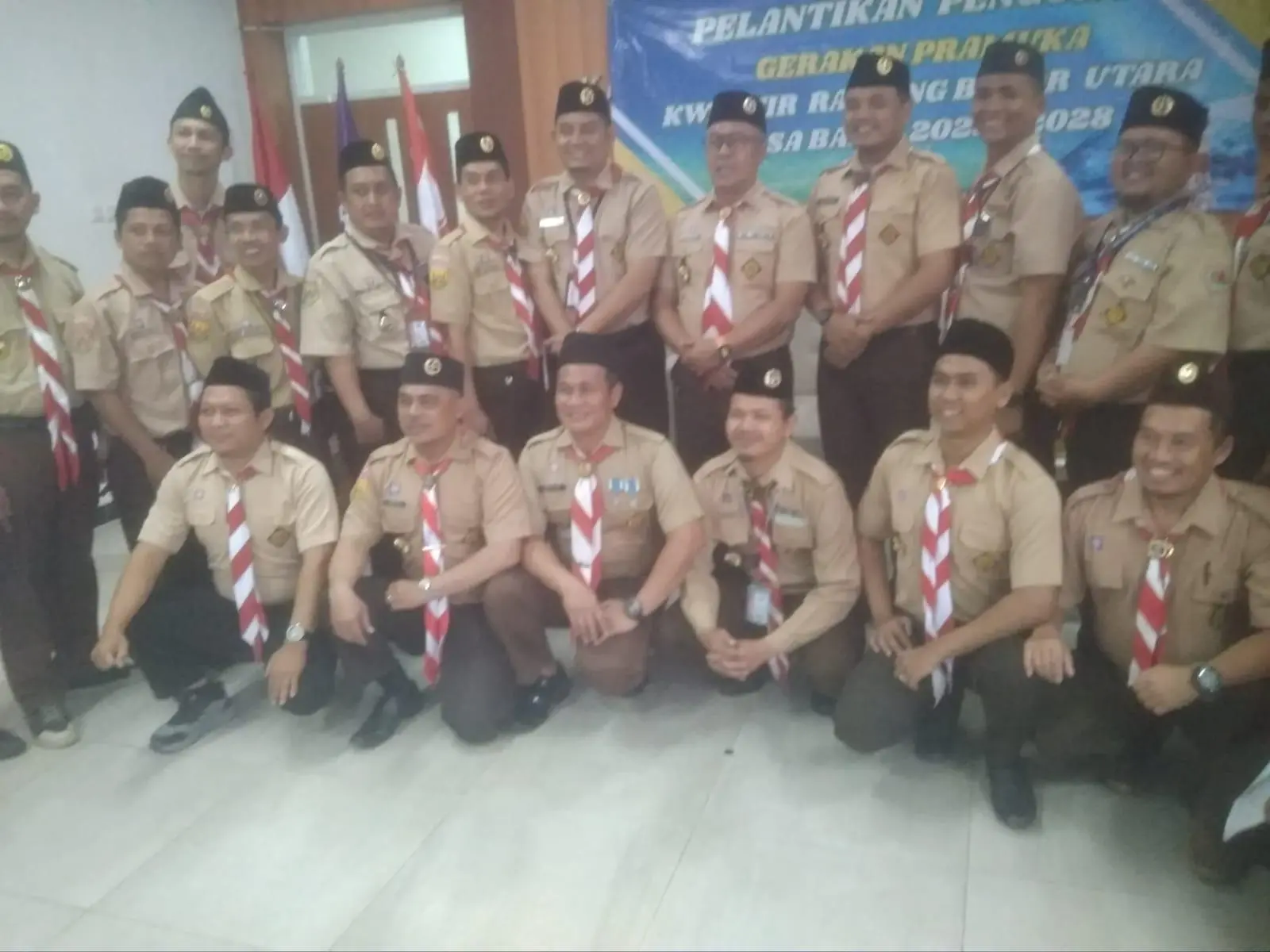 Deni Mulyadi Lantik Pengurus Kwaran Pramuka Bogor Utara Masa Bhakti 2026-2030