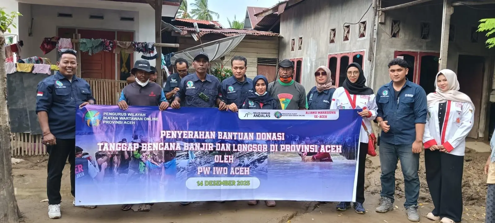 IWO Aceh Tunjukkan Kepedulian Melalui Aksi Sosial untuk Korban Bencana