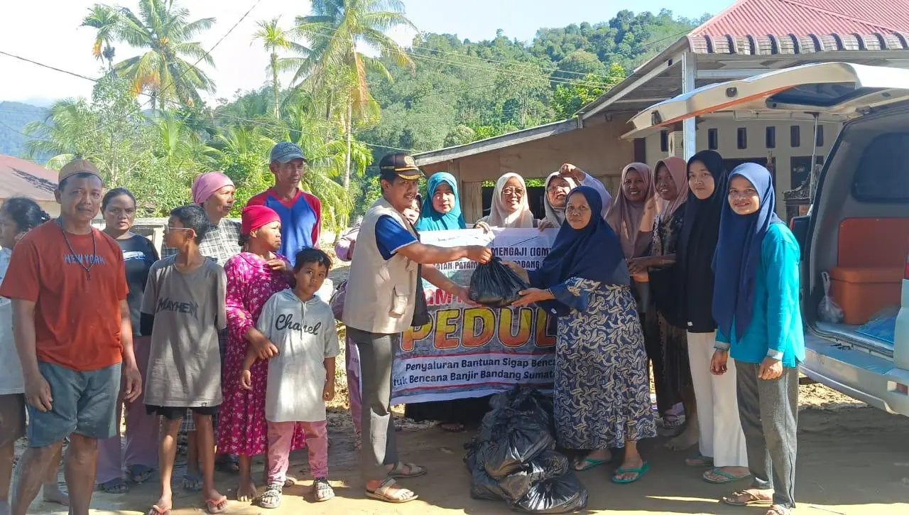 IGM Patamuan Salurkan Bantuan untuk Korban Bencana