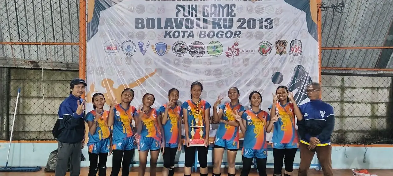 Club Ivosta Raih Juara Pertama Turnamen Voli Se-Bogor