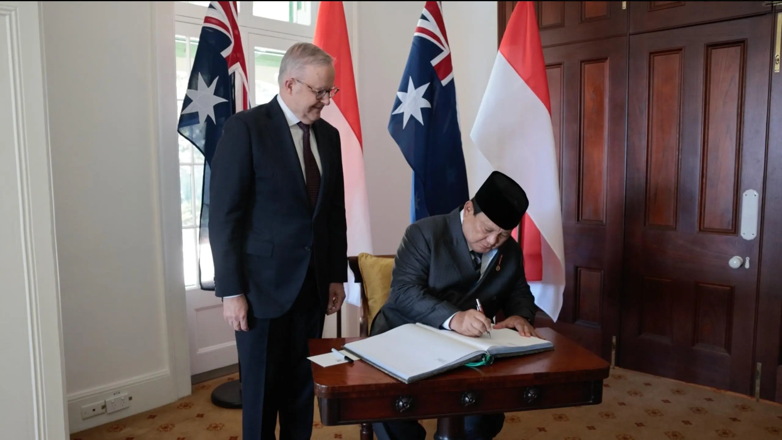 Prabowo dan Albanese Tandatangani Kesepakatan Keamanan Bersejarah