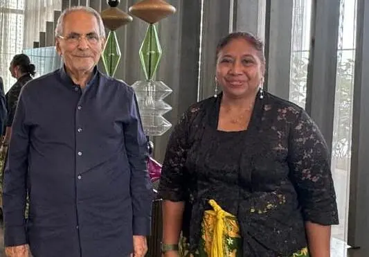 Pertemuan Telly Nathalia dan Presiden Timor Leste di Kuala Lumpur