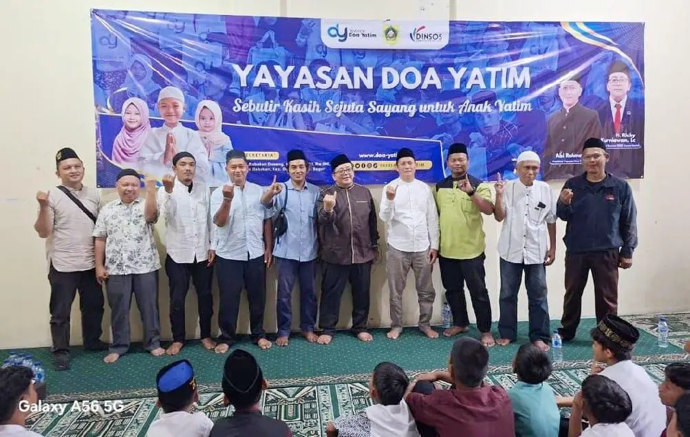 Yayasan Doa Yatim Gelar Santunan di Dramaga, Ricky Kurniawan: Saatnya Menyemai Cinta dan Harapan
