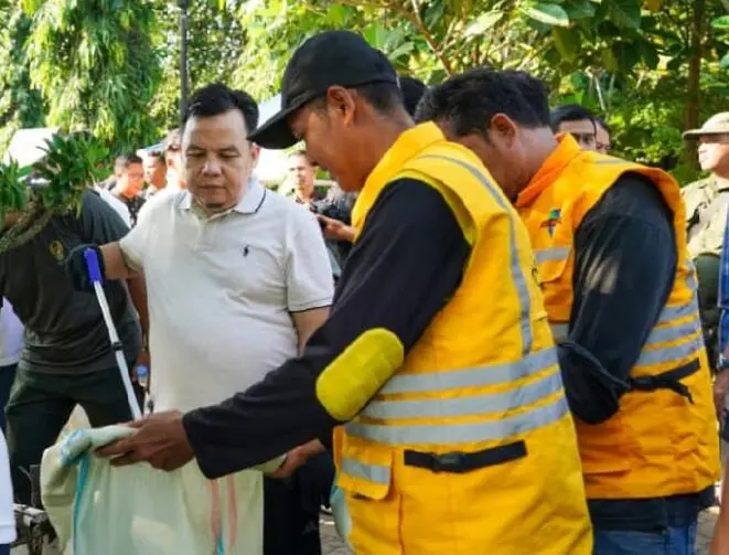 Aksi Bersih dan Senam Sehat di Alun-Alun Kota Bogor