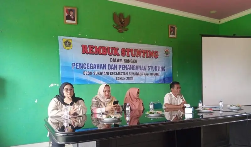 Desa Sukatani Kompak Lawan Stunting, Pemerintah dan Warga Sepakat Terapkan Hidup Sehat