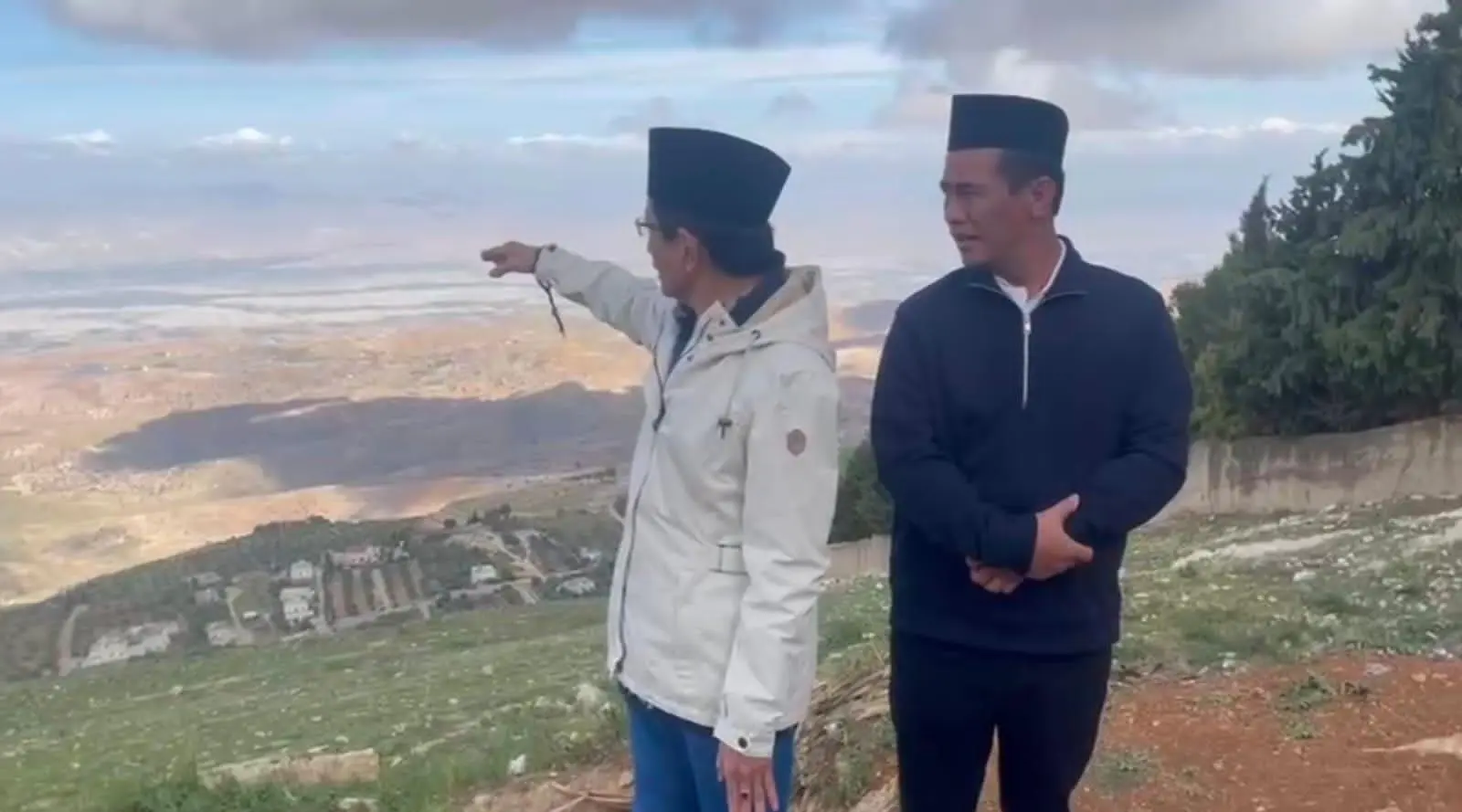 Menag dan Mentan Doakan Kemerdekaan Palestina di Perbatasan Yordania