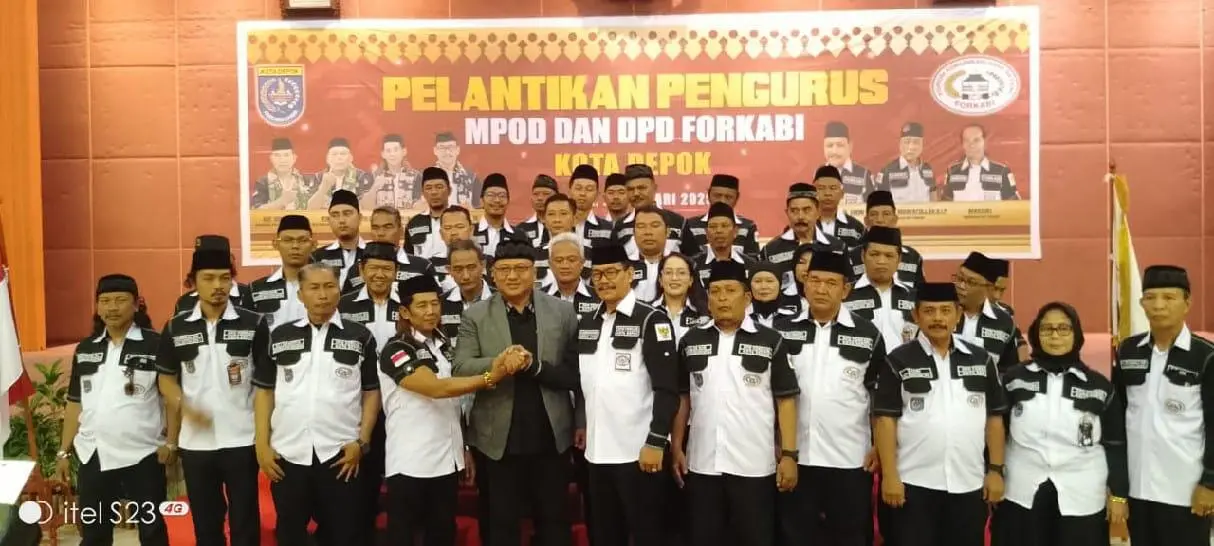 Pengurus Forkabi periode 2025 – 2026 Kota Depok resmi dilantik