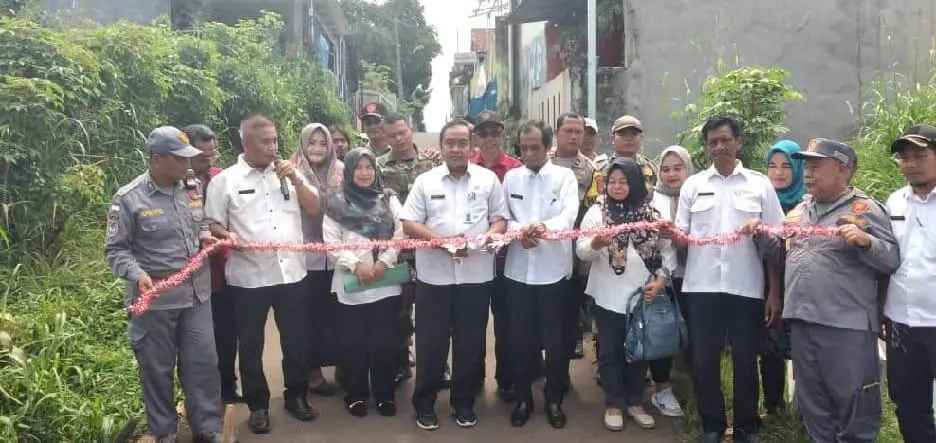 Pemdes Pasir Jambu Bangun Drainase Realisasikan Bantuan Keuangan Infrastruktur Desa