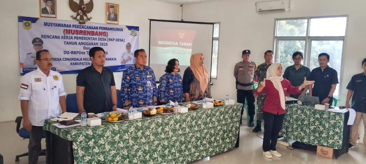 Pemdes Cimandala Gelar Musrenbang Penyusunan RKPDes Tahun 2025 dan DU -RKPDes Tahun 2026
