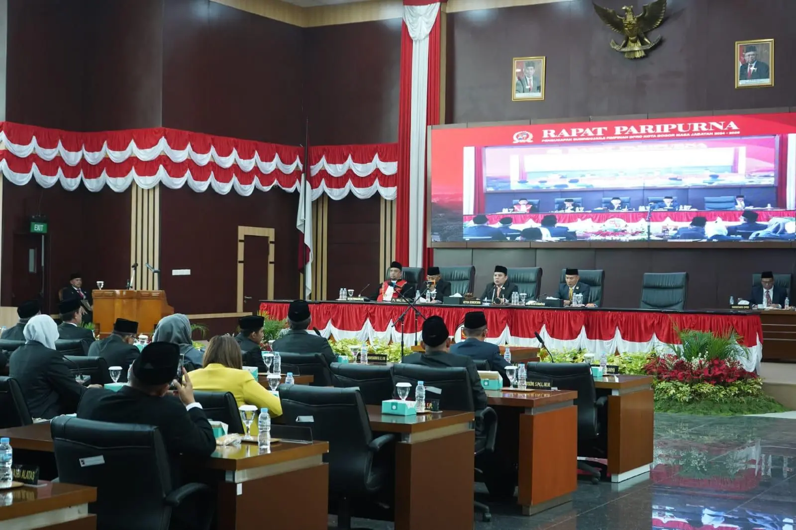 Pelantikan Pimpinan Defitinif DPRD Kota Bogor