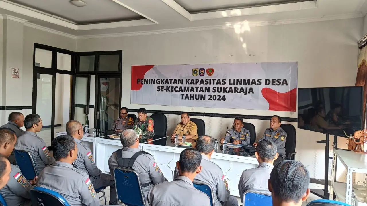 Linmas se-Kecamatan Sukaraja diberi Pelatihan