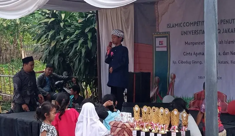 Warga Sukatani Meriahkan HUT RI dengan Pildacil bersama Mahasiswa PTIQ Jakarta
