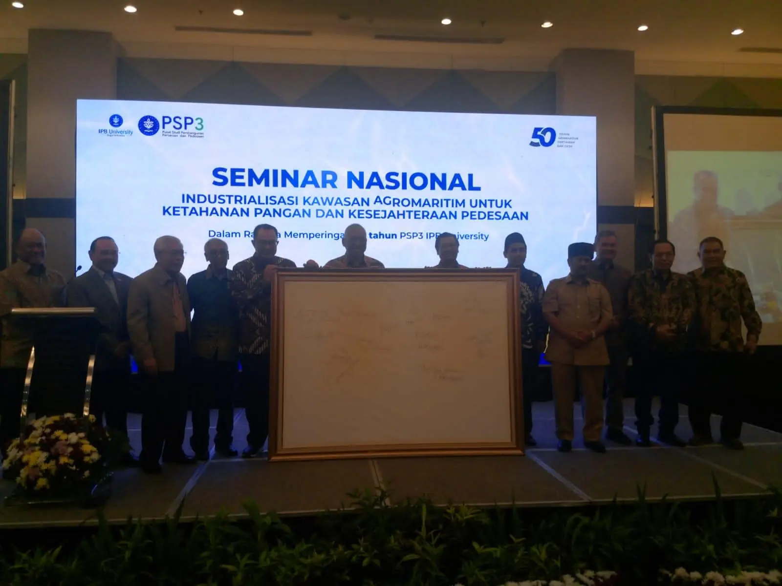 Peringati 50 Tahun PSP3 Gelar Seminar Nasional