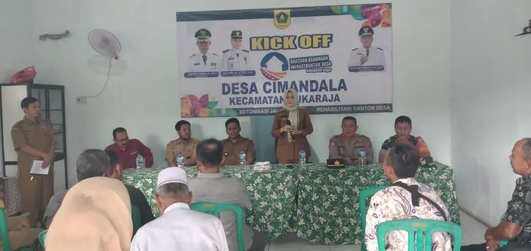 Kick Off Bantuan Keuangan Infrastruktur Desa, Begini Kata Kades