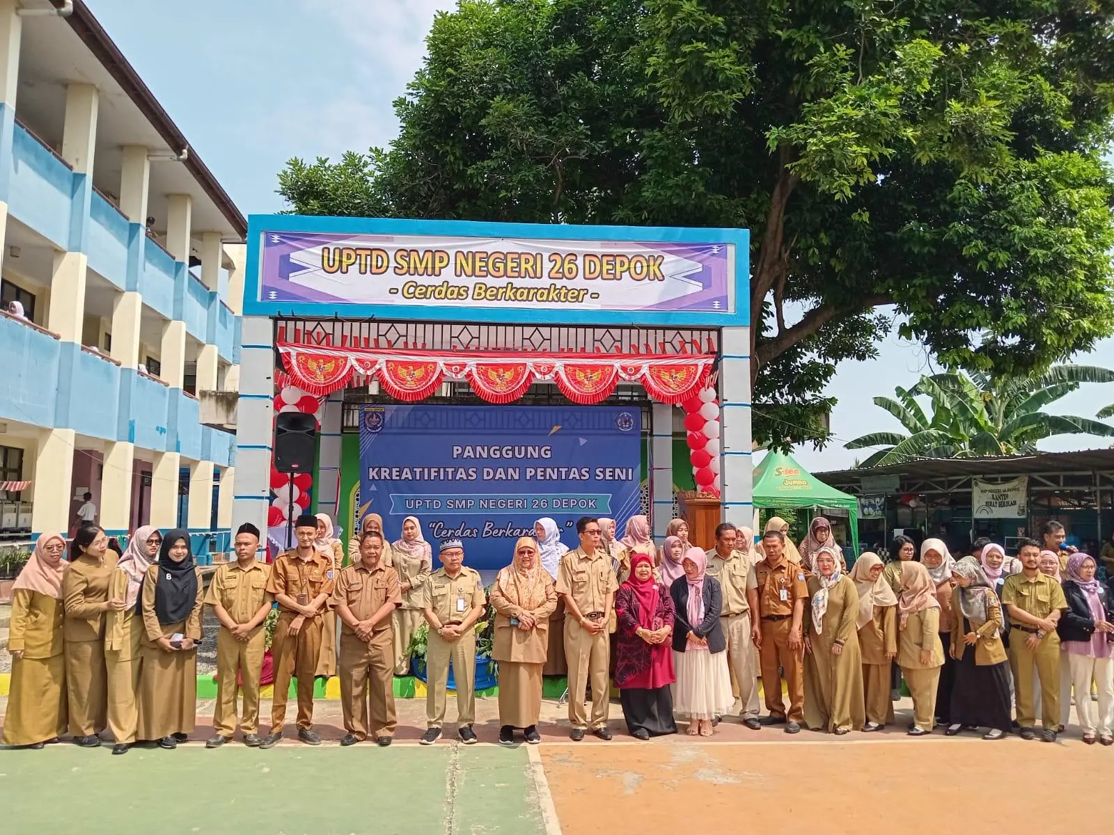 Kadisdik Depok Apresiasi Pembangunan Masjid Al Awabin SMPN 26 Beji Depok