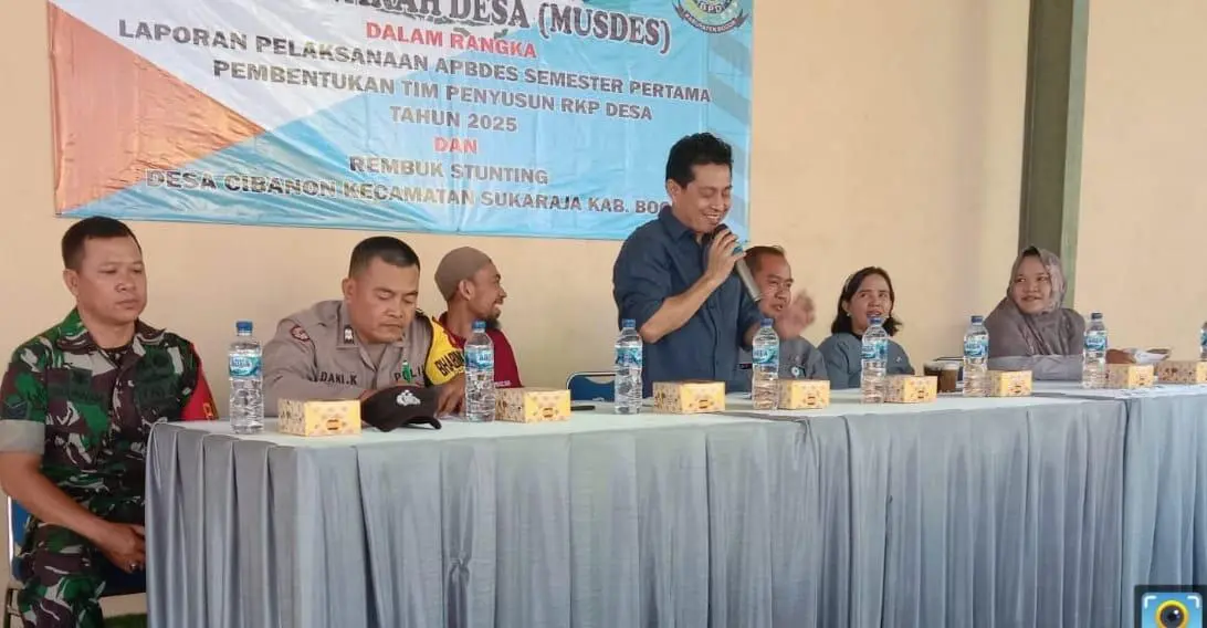Kades Cibanon Komitmen Fokus Membangun Desa