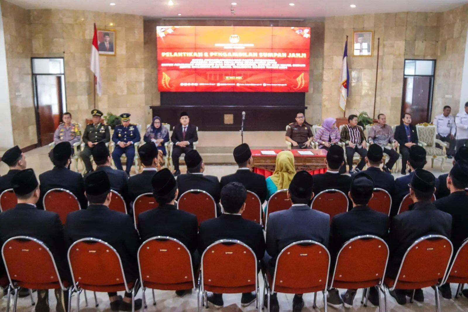 30 PPK dari Enam Kecamatan Kota Bogor Dilantik dan Diambil Sumpah Jabatan