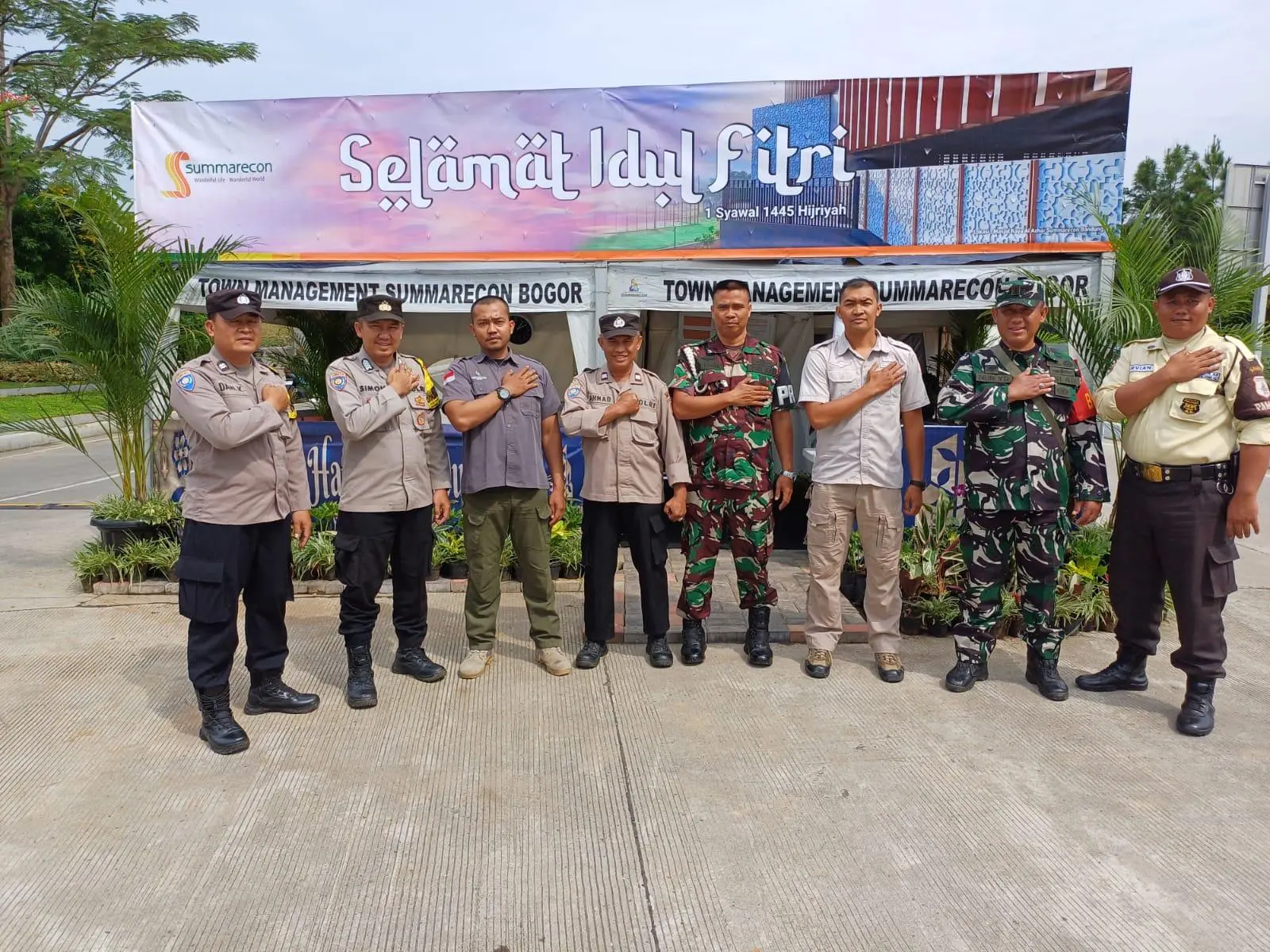 Pasca Lebaran Petugas Masih Berjaga Lakukan Pengamanan