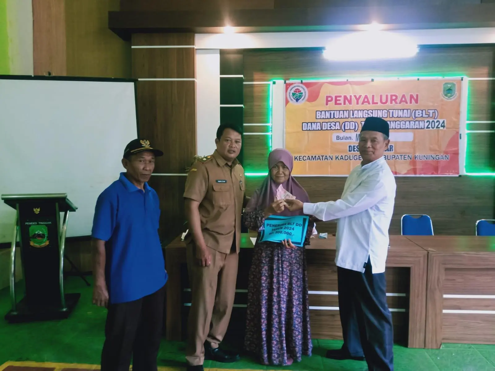 Realisasi Bantuan Langsung Tunai Dana Desa Tahap ke 3 Bagi Warga Desa Tinggar