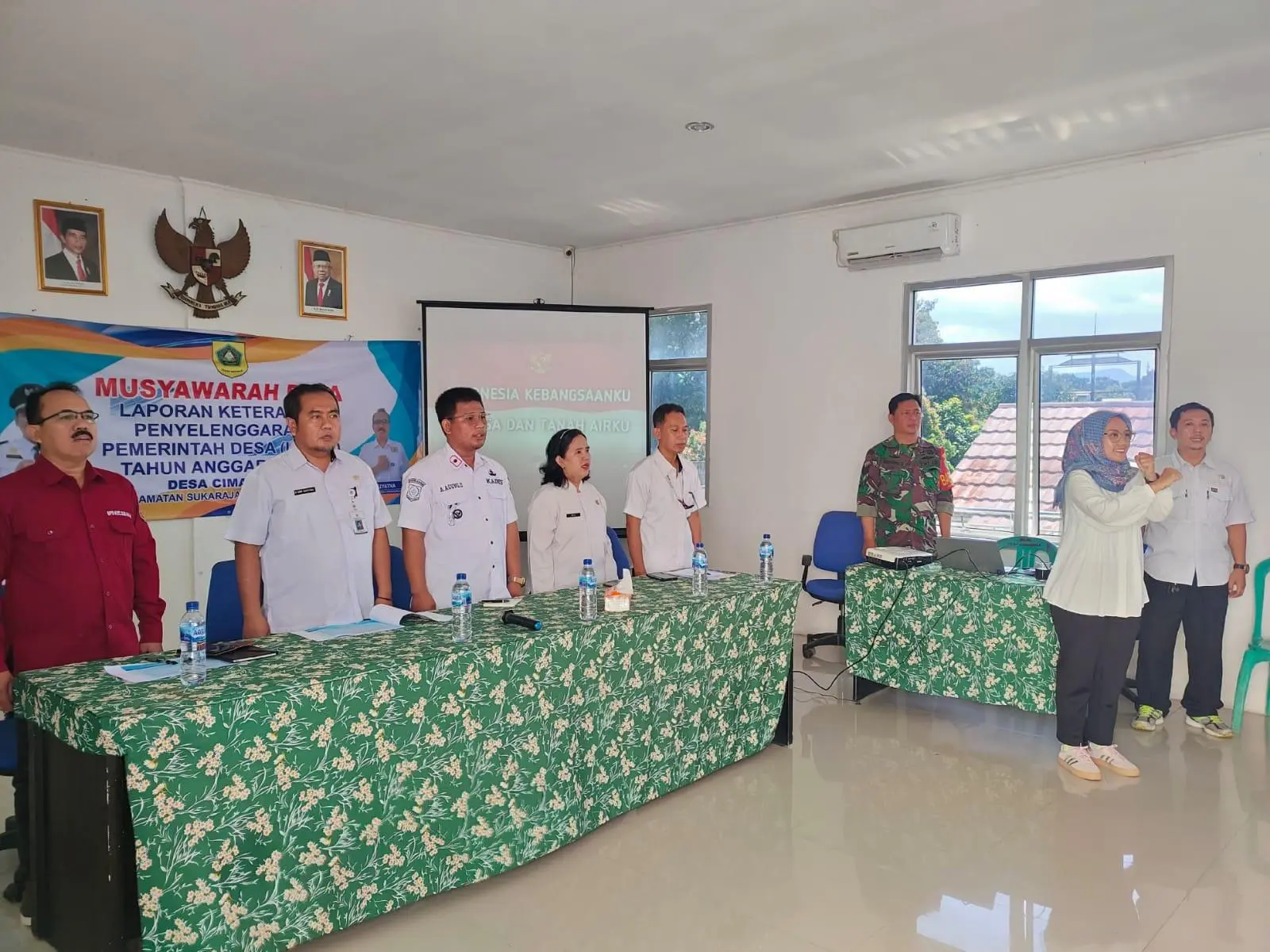 Musdes Laporan Penyelenggaraan Pemdes Cimandala Dihadiri Petugas