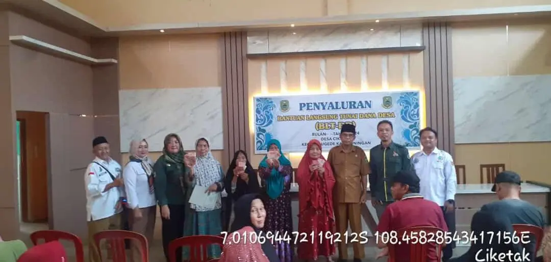 Kades Ciketak Pastikan Penyaluran BLT DD Tepat Sasaran