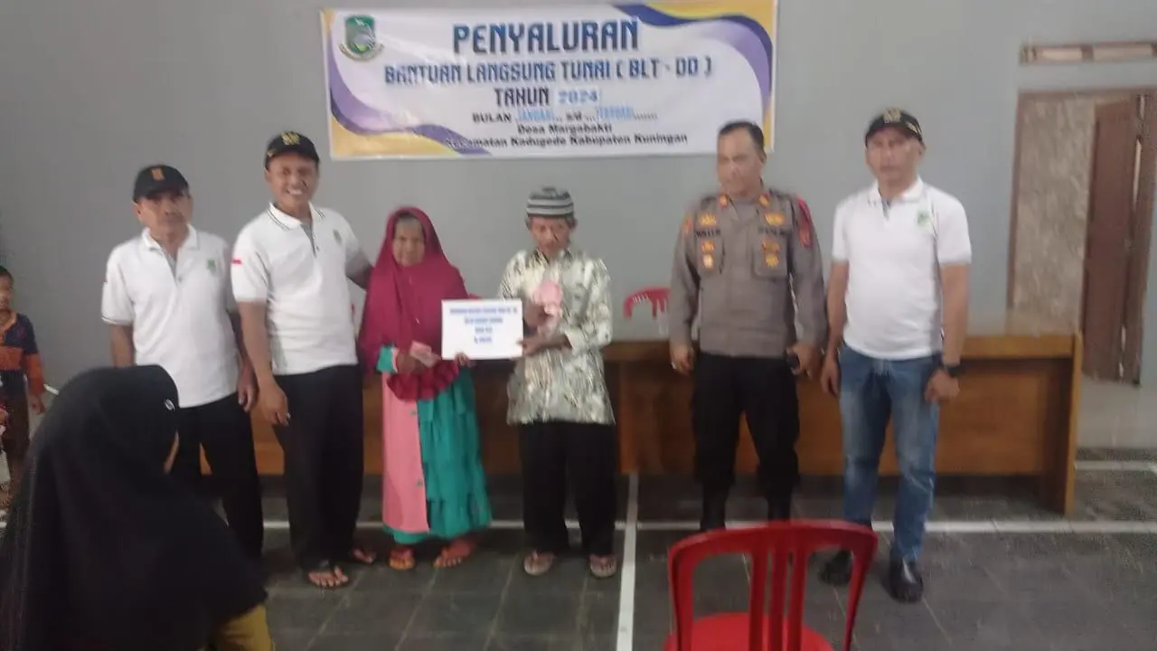 Pemdes Margabakti Salurkan Bantuan Langsung Tunai Dana Desa Bulan Januari dan Februari
